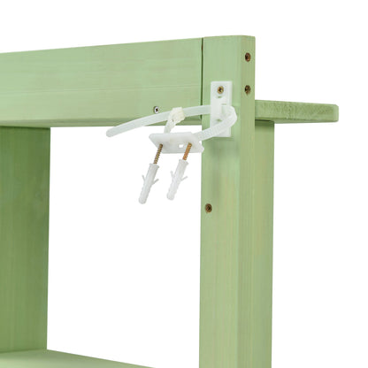 TOPMAX 64.6" Large Outdoor Potting Bench (Green)-17