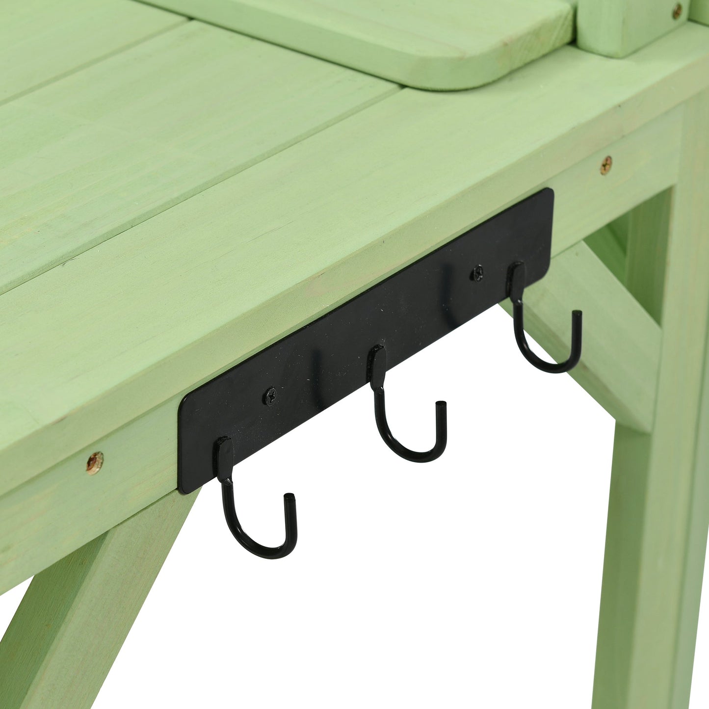 TOPMAX 64.6" Large Outdoor Potting Bench (Green)-13