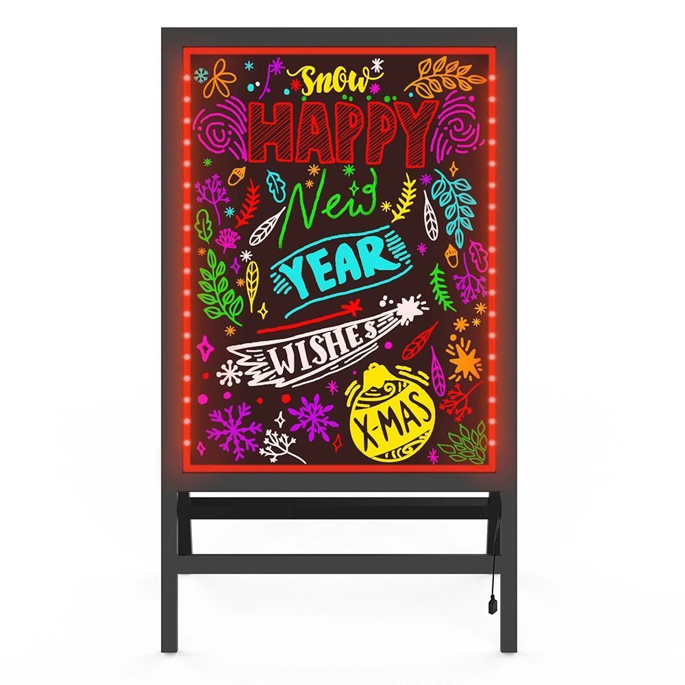 LED Message Sign Board for Kids with 8 Colorful Markers-5