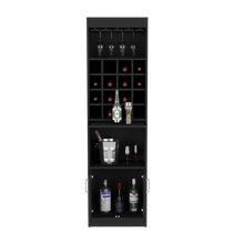 Load image into Gallery viewer, Bar Cabinet Atanasio, Rack, 16 Wine Cubbies, Black Wengue Finish-6
