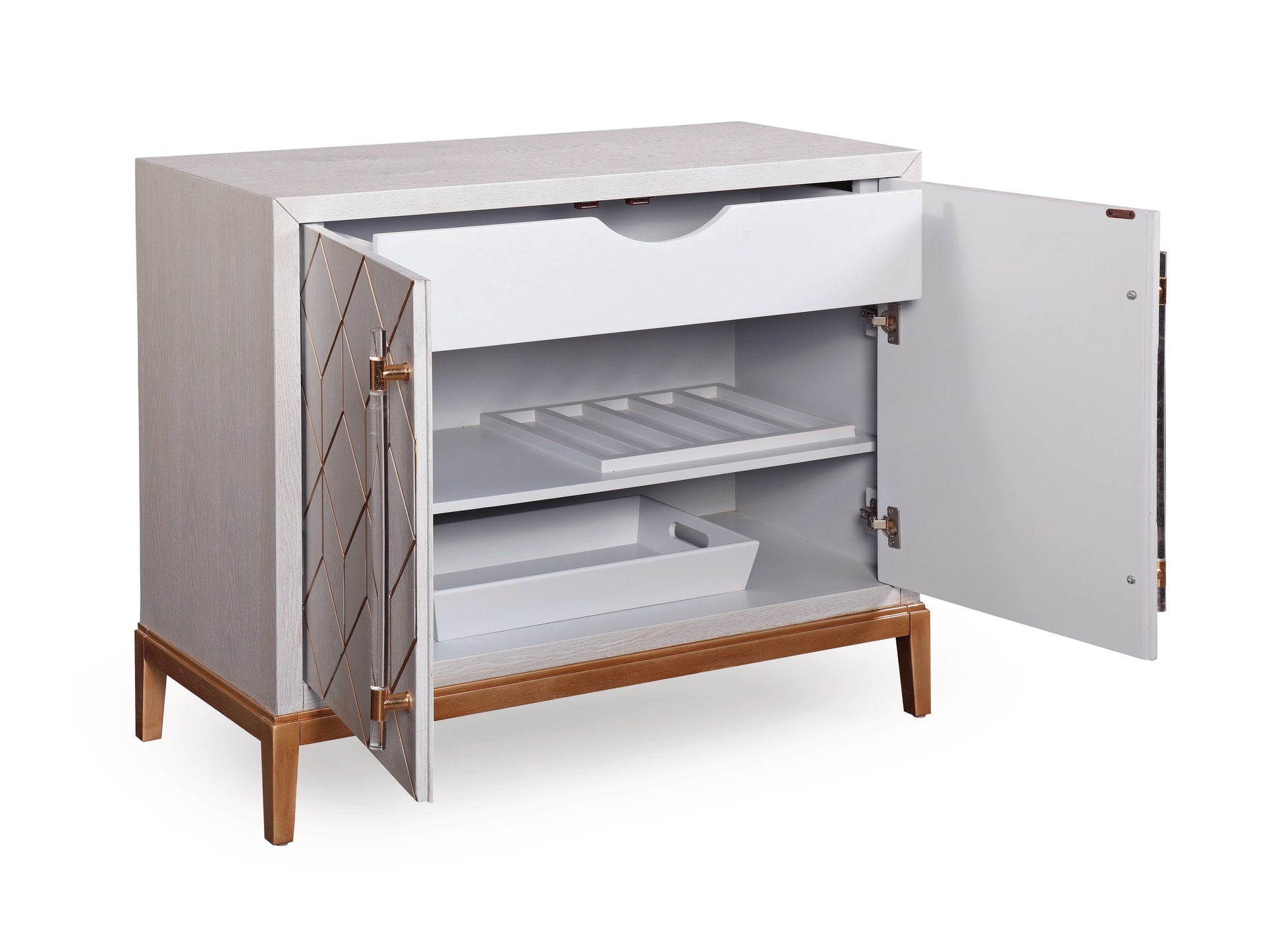 BMC Perrine Wood Hospitality Cabinet in Graphite Gray