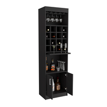Load image into Gallery viewer, Bar Cabinet Atanasio, Rack, 16 Wine Cubbies, Black Wengue Finish-2
