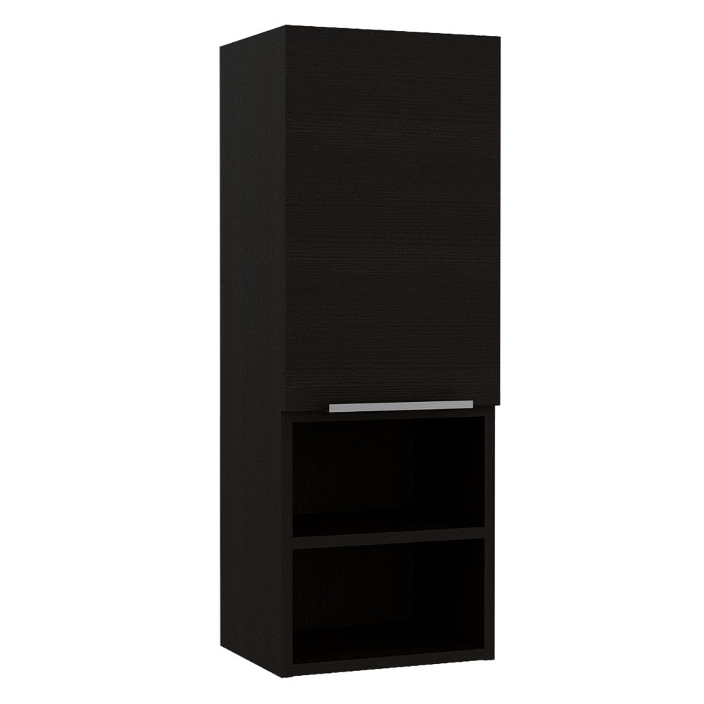 Medicine Cabinet Hazelton, Two Interior Shelves, Black Wengue Finish-3