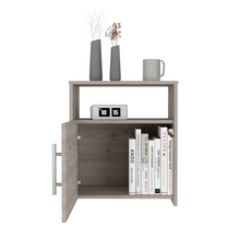 Load image into Gallery viewer, Nightstand Cuarzz, One Cabinet, Light Gray Finish-2
