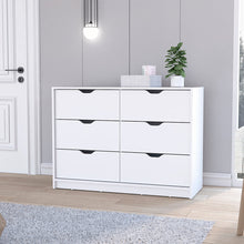Load image into Gallery viewer, Dresser Curio, Four Drawers, White Finish-0
