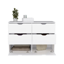 Load image into Gallery viewer, Dresser Curio, Four Drawers, White Finish-2
