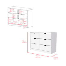 Load image into Gallery viewer, Dresser Curio, Four Drawers, White Finish-6
