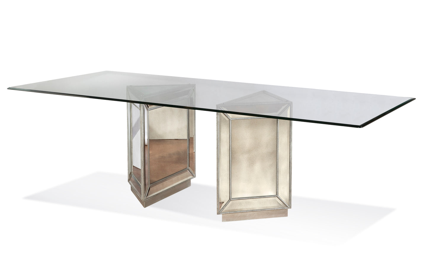 BMC Murano Double Pedestal 96" Dining Table