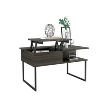 Load image into Gallery viewer, Lift Top Coffee Table Juvve, One Shelf, Carbon Espresso / Onyx Finish-4
