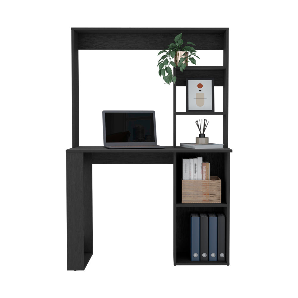 Desk Ryndon, Hutch, Black Wengue Finish-1