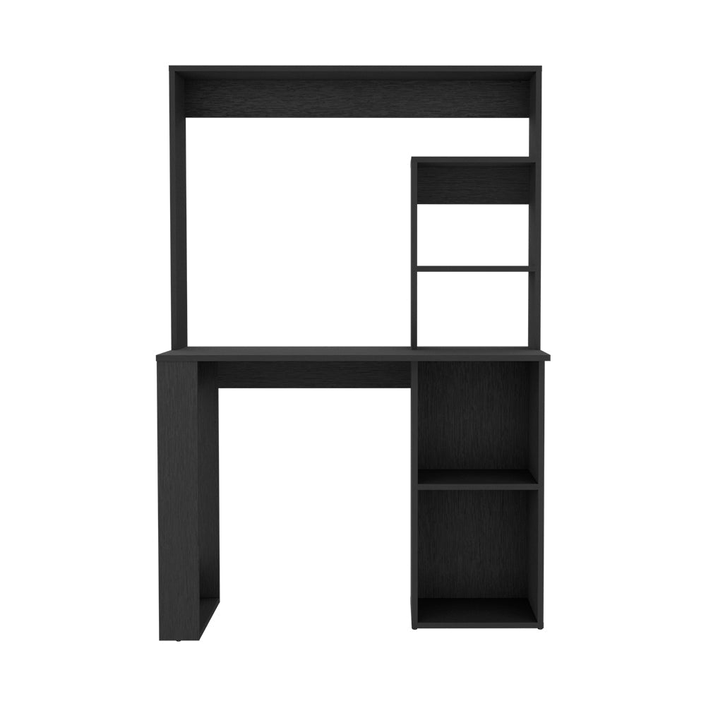 Desk Ryndon, Hutch, Black Wengue Finish-2