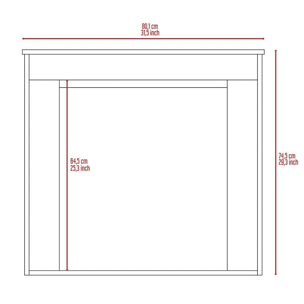 Desk Honolulu, Writing Desk, Light Gray Finish-6