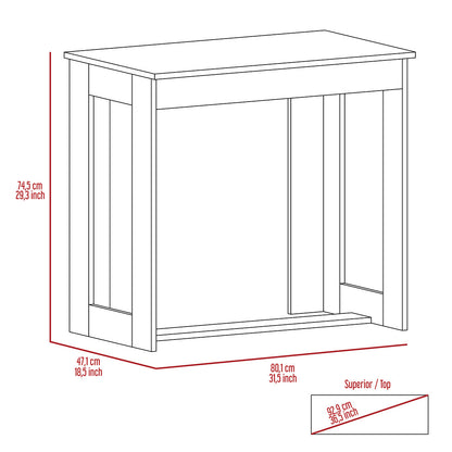 Desk Honolulu, Writing Desk, Light Gray Finish-7