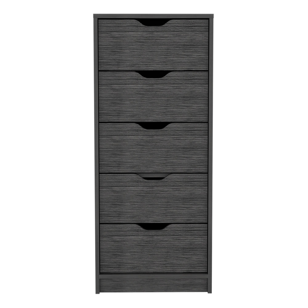 Kamran Dresser,Kamran, Five Drawer Narrows, Smokey Oak Finish-4