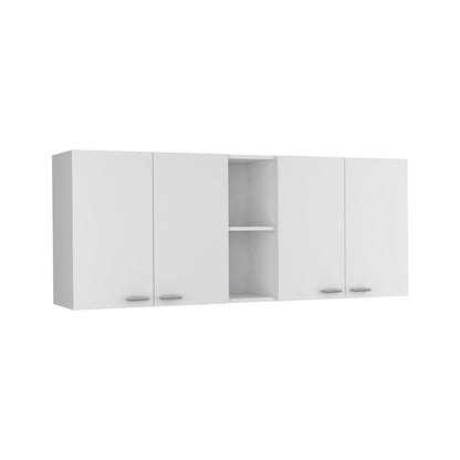 Wall Cabinet Ontario, Double Door, White Finish-2