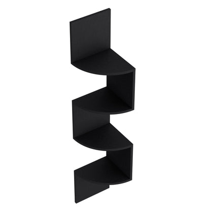 Shelve Crestone, 4-Tier Open Shelving, Black Wengue Finish-1