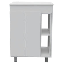Load image into Gallery viewer, Vanity Akron, Double Door Cabinet, White Finish-5
