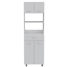 Load image into Gallery viewer, Microwave Cabinet Madison, Double Door, White Finish-5
