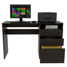 Load image into Gallery viewer, Computer Desk San Diego, One Shelf, Black Wengue Finish-6
