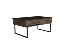 Load image into Gallery viewer, Lift Top Coffee Table With Drawer Vezu, Dark Walnut Finish-4
