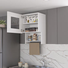 Load image into Gallery viewer, Kitchen Wall Cabinet Papua, Three Shelves, White Finish-1
