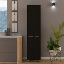 Load image into Gallery viewer, Pantry Cabinet Phoenix, Five Interior Shelves, Black Wengue Finish-0
