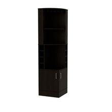 Load image into Gallery viewer, Bar Cabinet Papprika, 8 Wine Cubbies, Double Door, Black Wengue Finish-4

